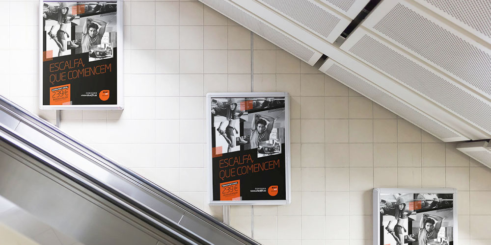 Publicidad Metro Barcelona_Escaleras 52x74