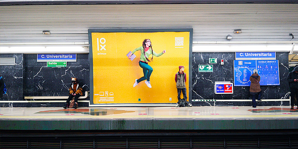 Publicidad Metro Madrid 4x3 PLATINO