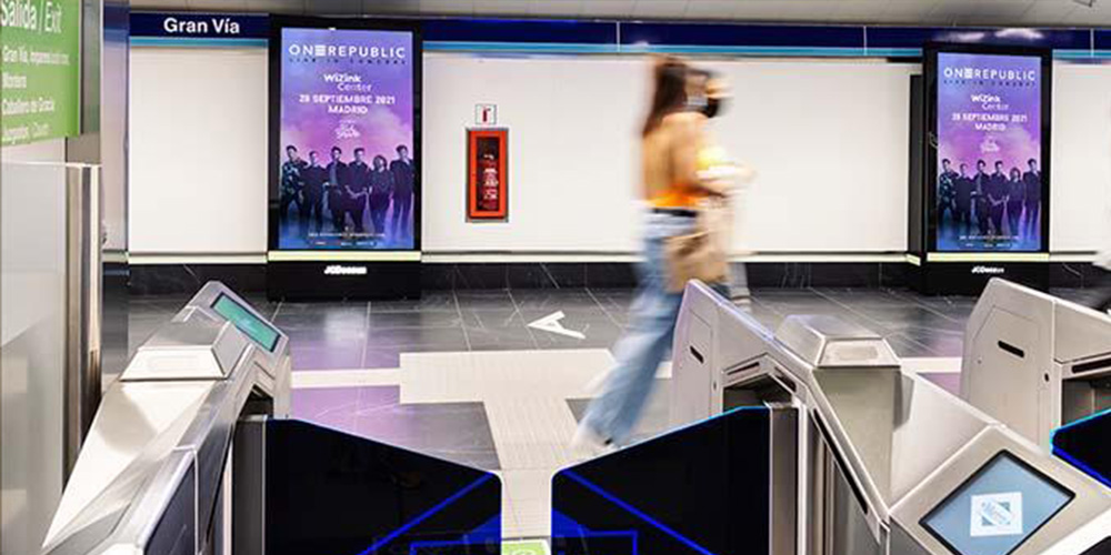 Publicidad Metro Madrid Digital CIRCUITO CINEMA