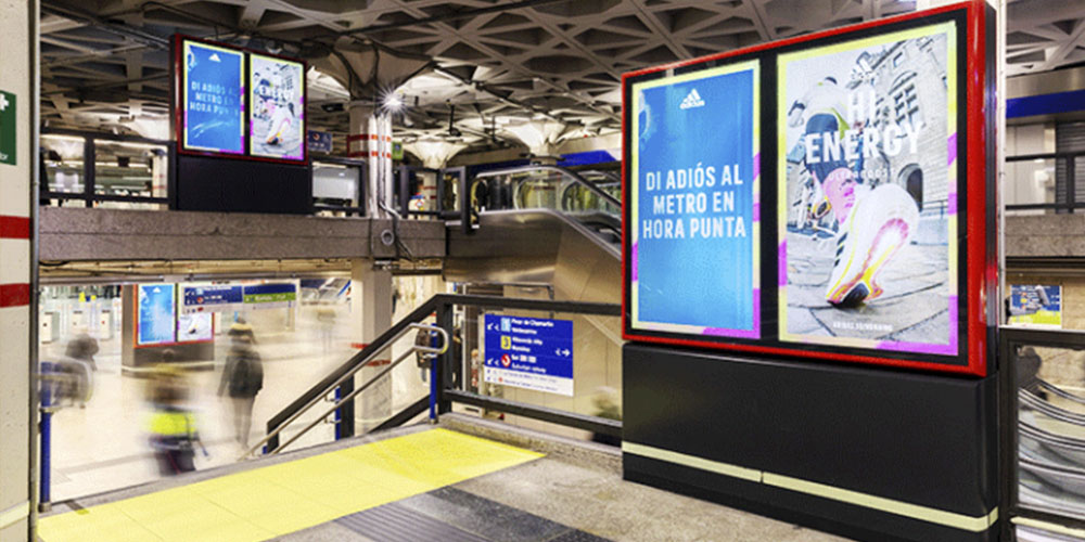 Publicidad Metro Madrid Digital CIRCUITO MACRO DIGITAL