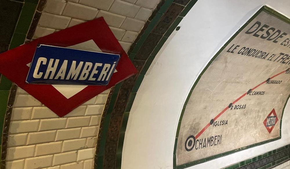 Anden Metro Madrid Chamberi