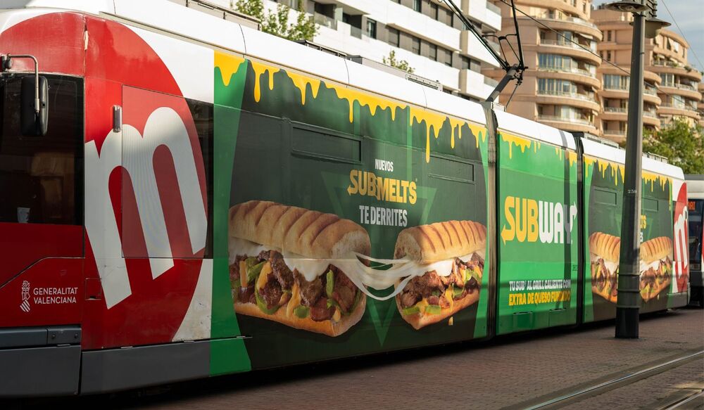 Metro valencia publicidad ventana metro
